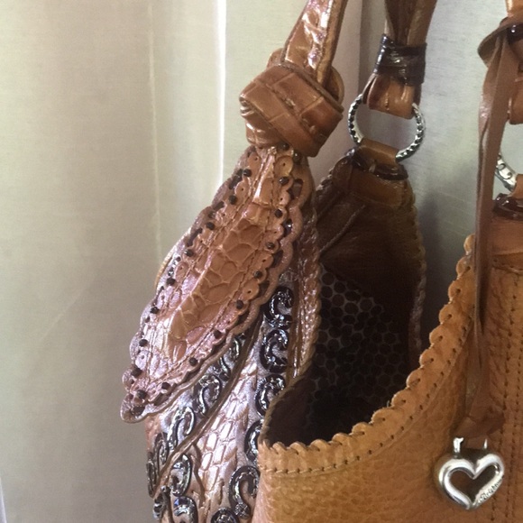 Brighton Tan Leather Tote Bag - Picture 10 of 13